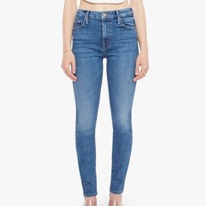 MOTHER Women Jeans Skinny - Medium Blue Wash